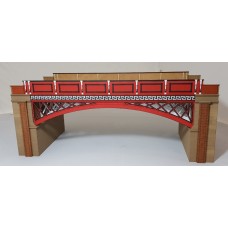 KS44-04-03: O Scale Iron Two Lane Railway Bridge