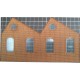 KS01-01-02L OO Scale Single Height North Light Arch Window Ultra Low Relief - Left