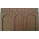 KIT02-01-03: O Scale 3 arch Support/Retaining Wall