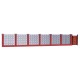 KS27-03-03: O Scale Screen Block and Brick Garden Wall scale 6ft high, 32ft long