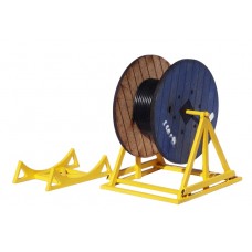 KS5102-7: O Scale Cable Drum 7½ft with Stand and Carrier